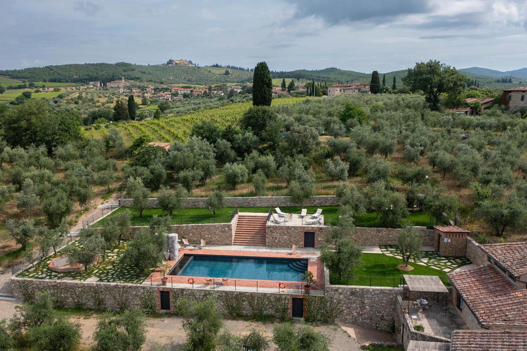 Borgo A Monti Di Sotto Villa Gaiole in Chianti Exterior foto